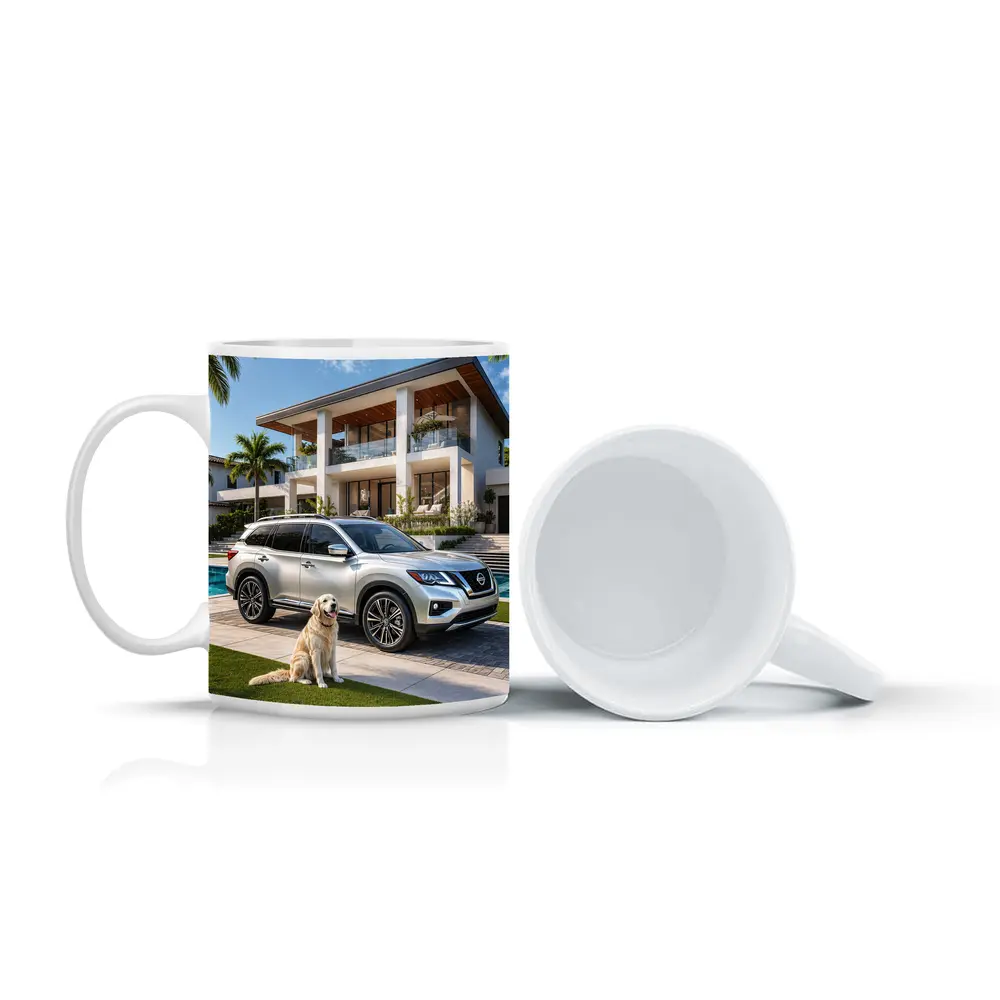 Nissan Pathfinder Golden Retriever Luxury Home – Mugs