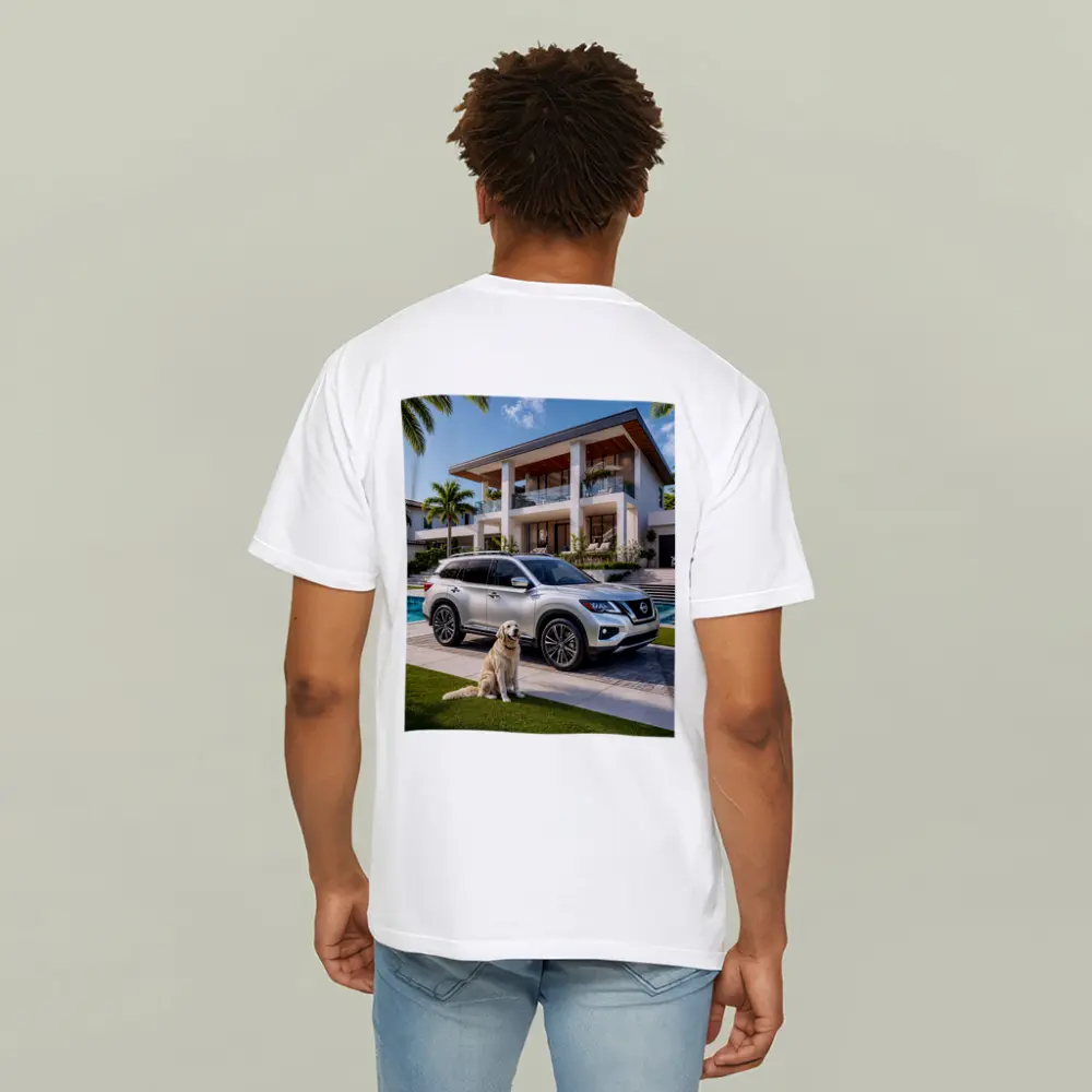 Nissan Pathfinder Golden Retriever Luxury Home – T-Shirts