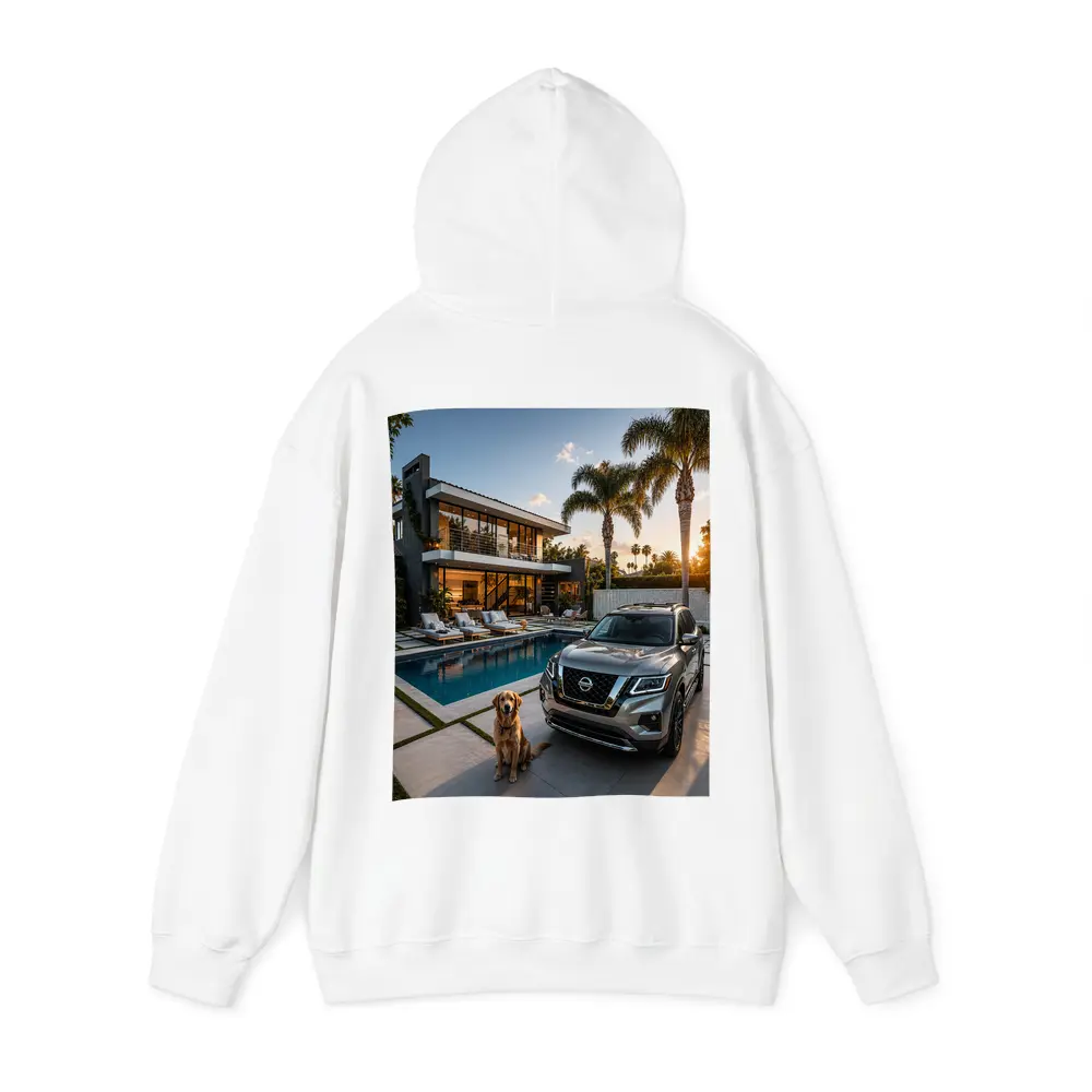 Nissan Pathfinder SUV Luxury Home Golden Retriever – Hoodies