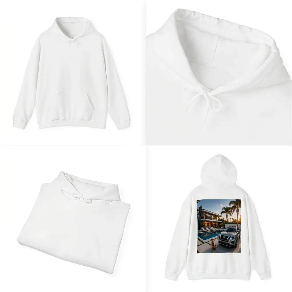 Nissan Pathfinder SUV Luxury Home Golden Retriever – Hoodies