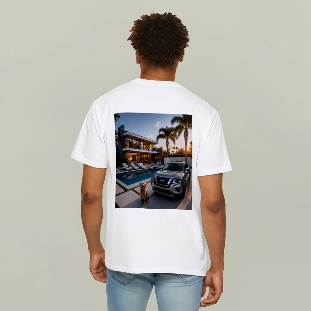 Nissan Pathfinder SUV Luxury Home Golden Retriever – T-Shirts