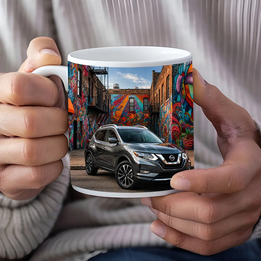 Nissan Rogue SUV Urban Graffiti Street – Mugs