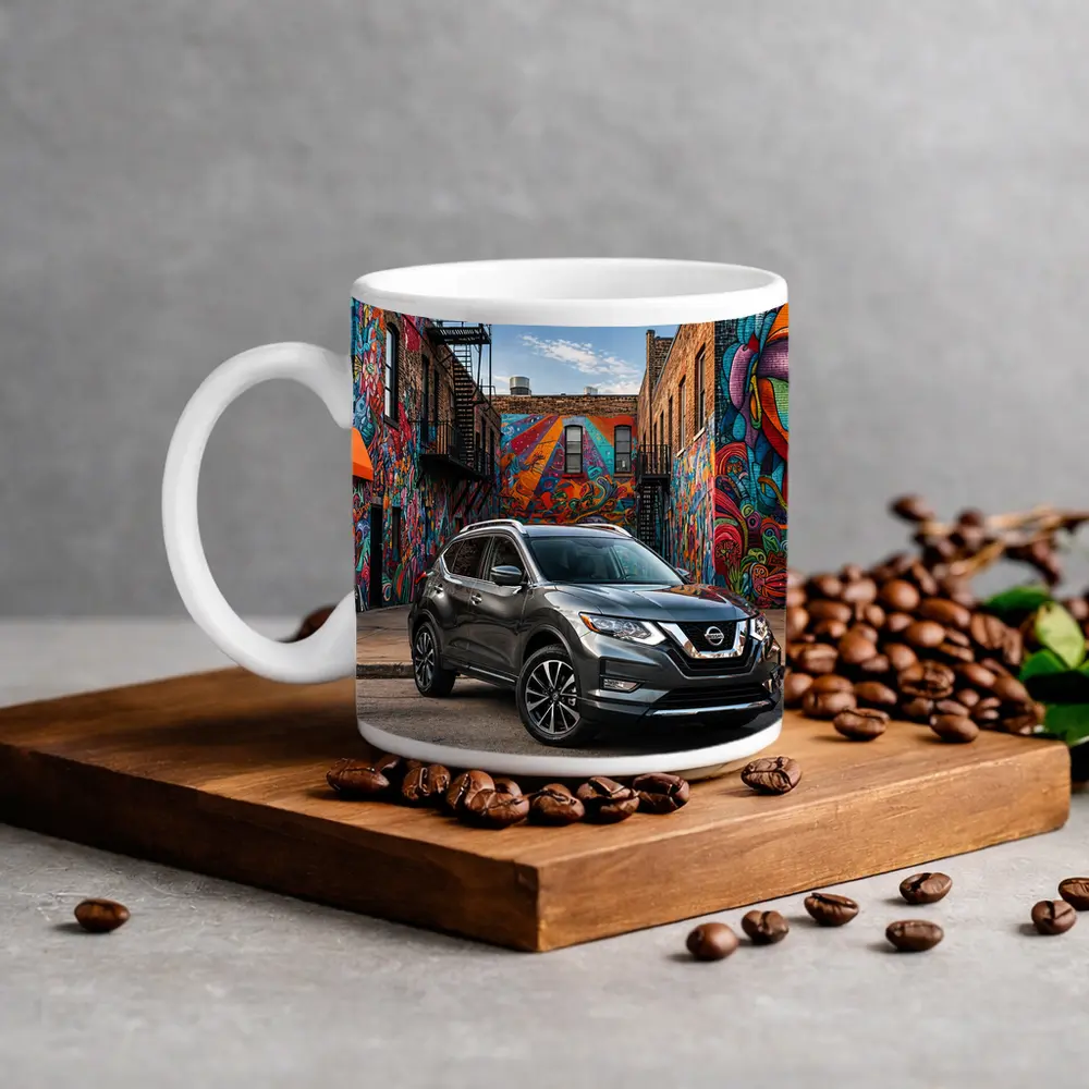 Nissan Rogue SUV Urban Graffiti Street – Mugs