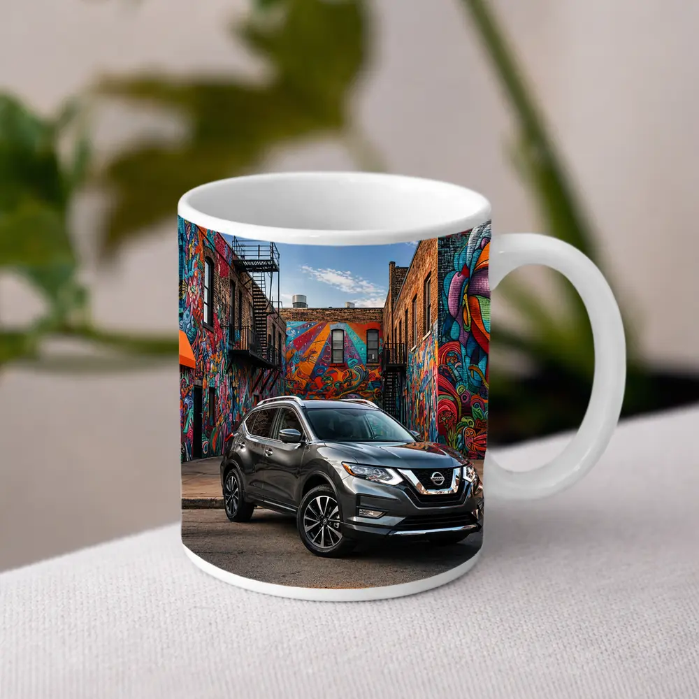 Nissan Rogue SUV Urban Graffiti Street – Mugs