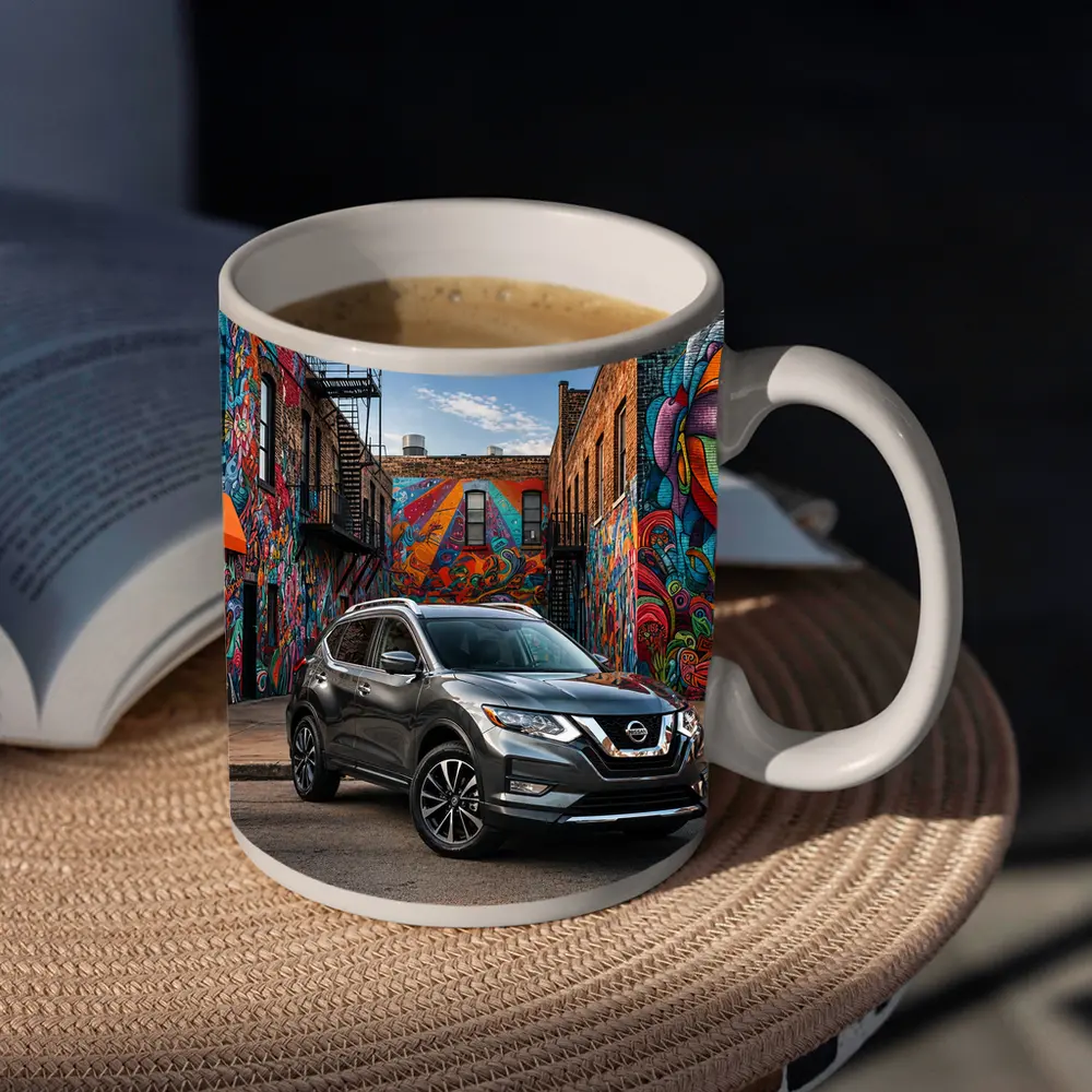 Nissan Rogue SUV Urban Graffiti Street – Mugs