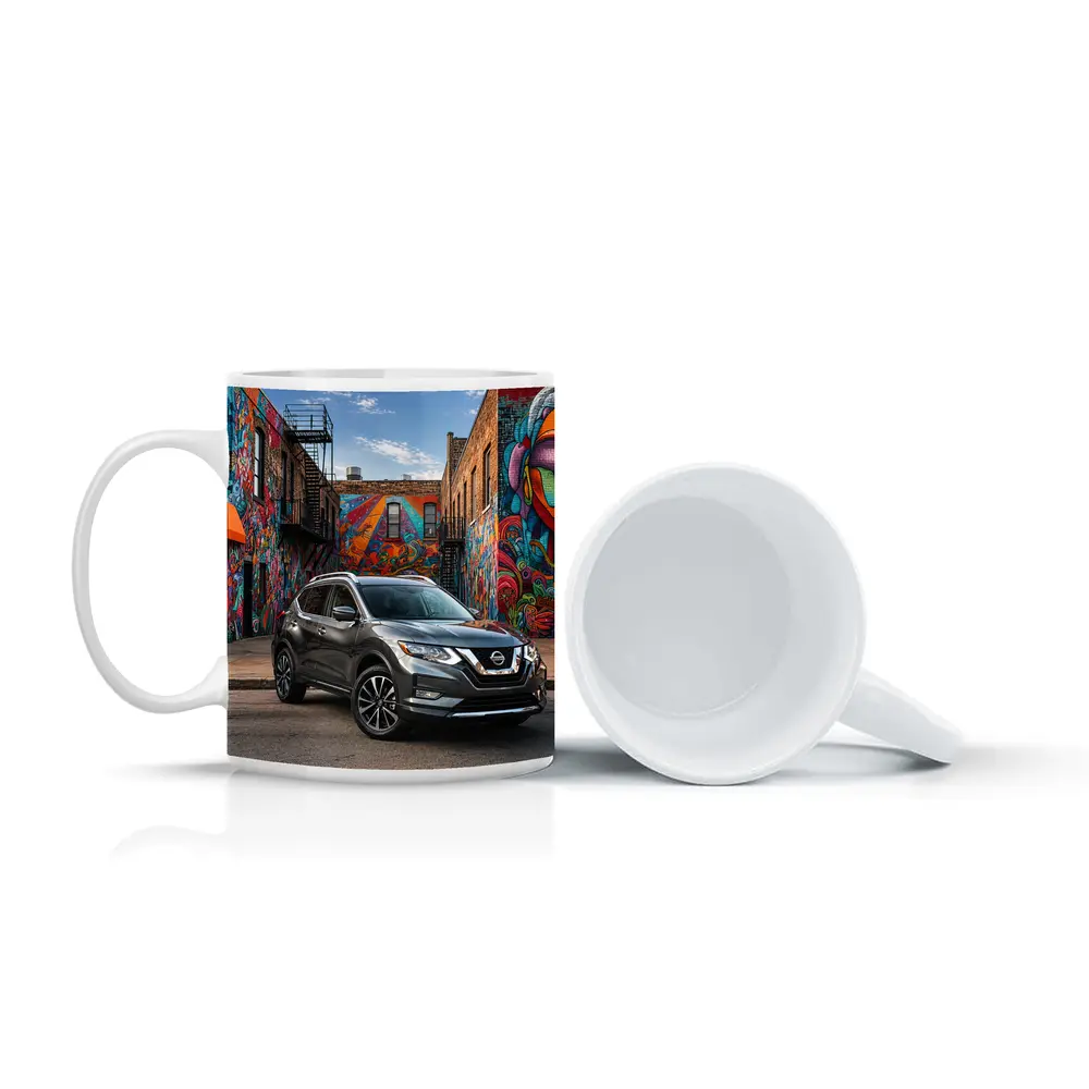 Nissan Rogue SUV Urban Graffiti Street – Mugs