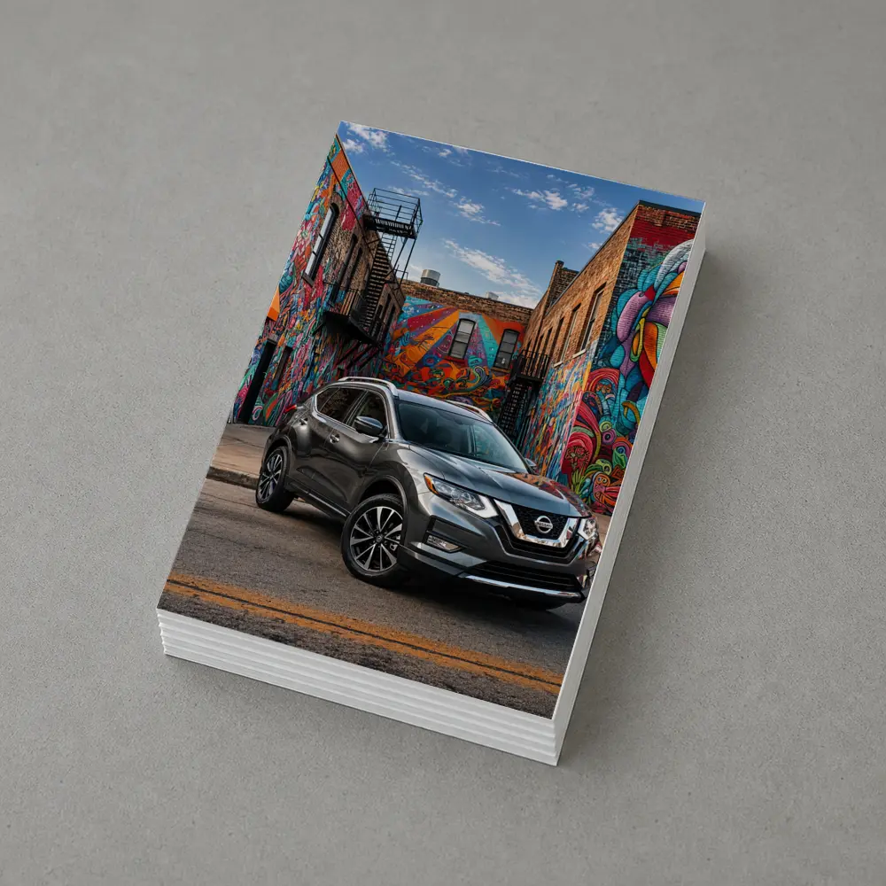 Nissan Rogue SUV Urban Graffiti Street – Postcards