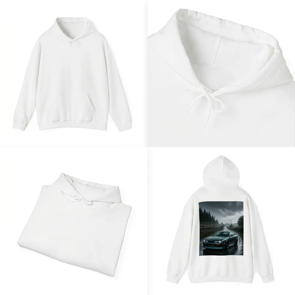 Nissan Silvia S13 Rainy Country Road – Hoodies