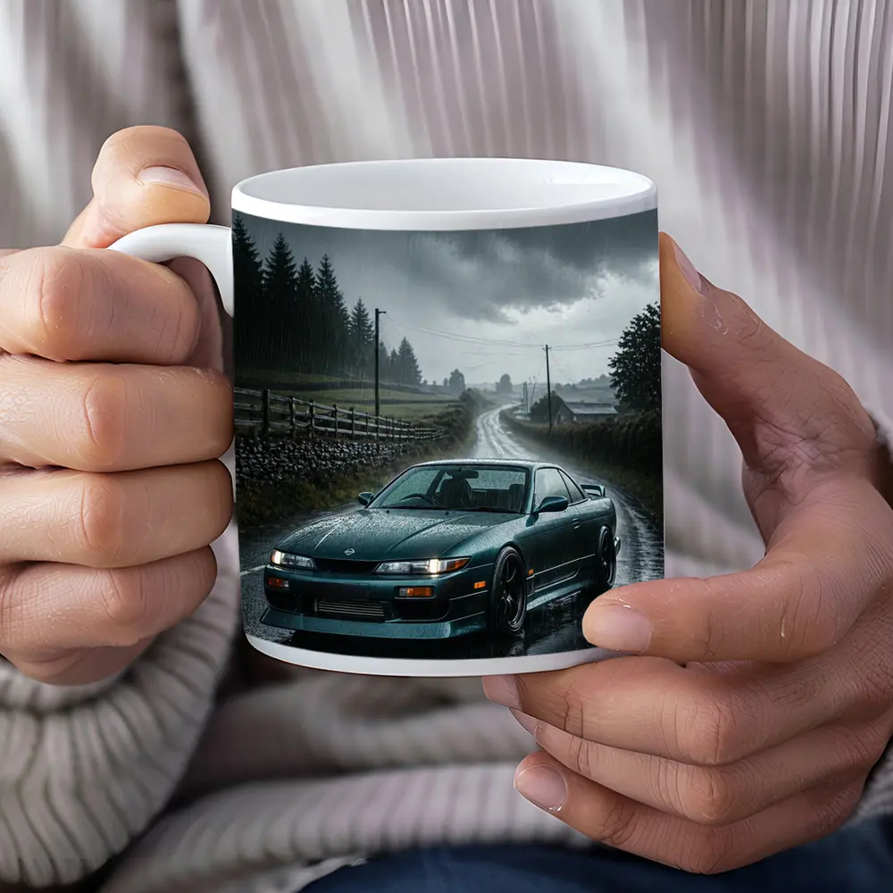 Nissan Silvia S13 Rainy Country Road – Mugs