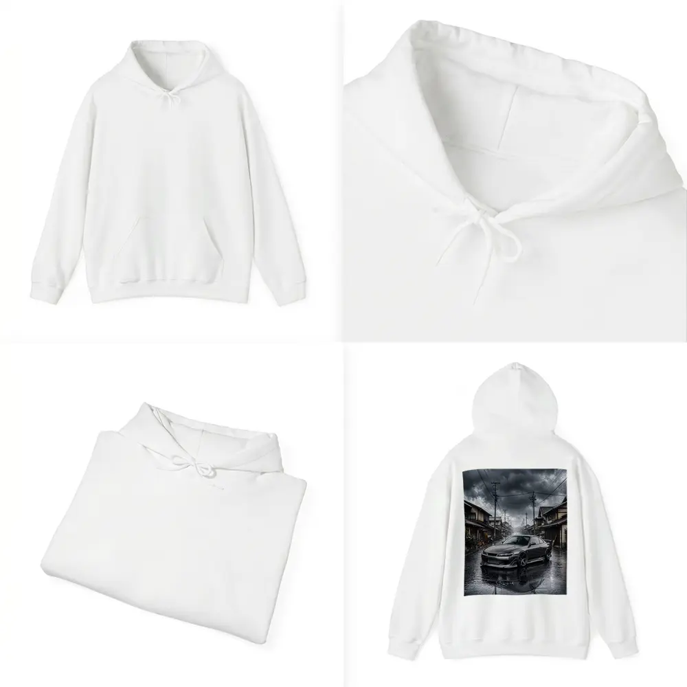 Nissan Silvia S15 Rainy Japanese Street – Hoodies