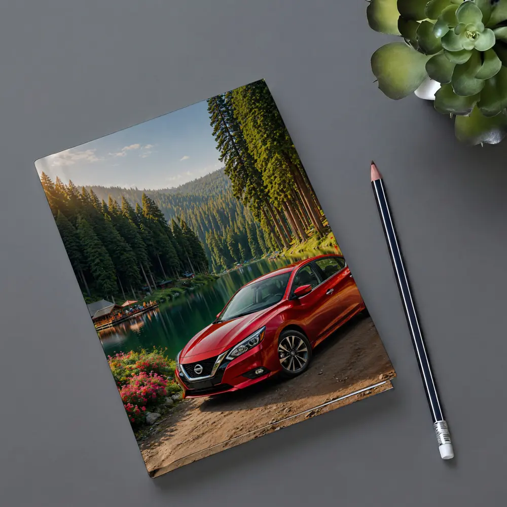 Nissan Sentra Red Sedan By Forest Lake – Notebooks