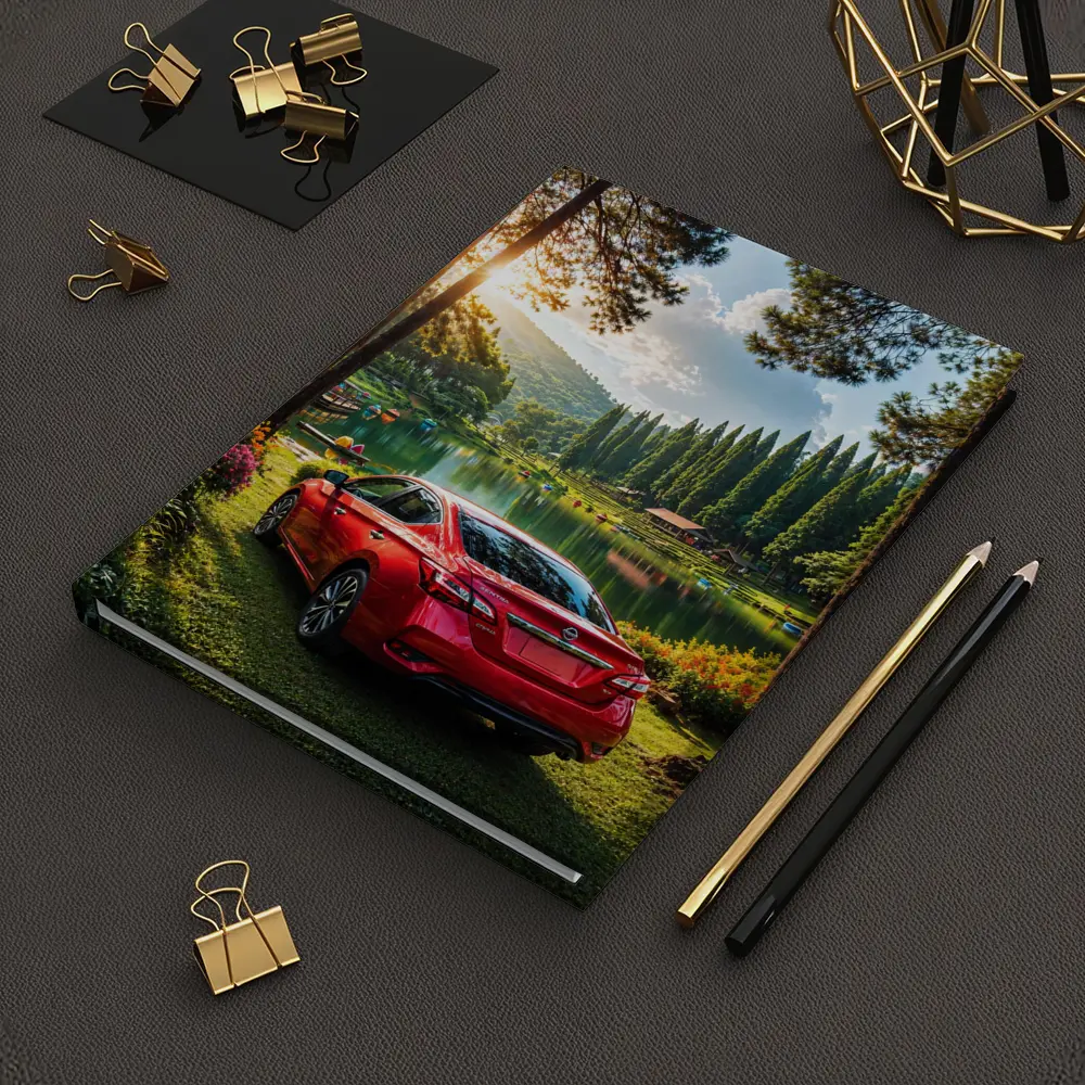 Nissan Sentra Red Sedan by Forest Lake – Notebooks