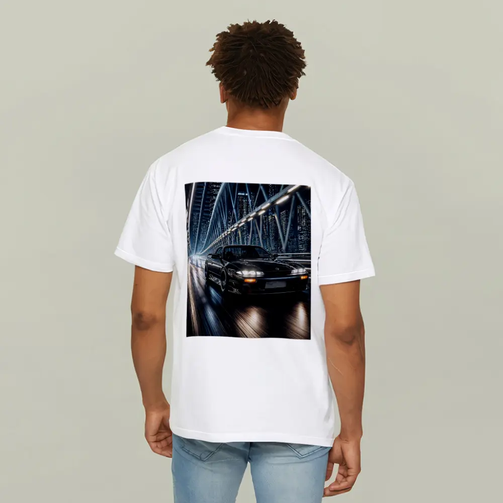Nissan Silvia Black Night City Bridge – T-Shirts