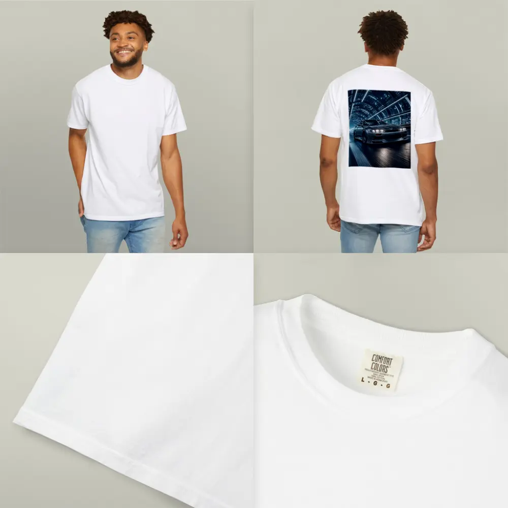 Nissan Silvia Night Tunnel Neon Drive – T-Shirts