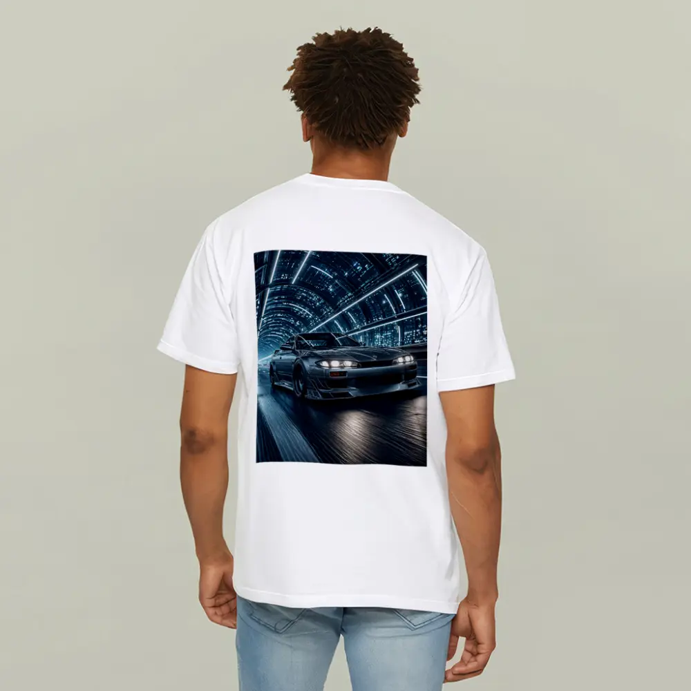 Nissan Silvia Night Tunnel Neon Drive – T-Shirts