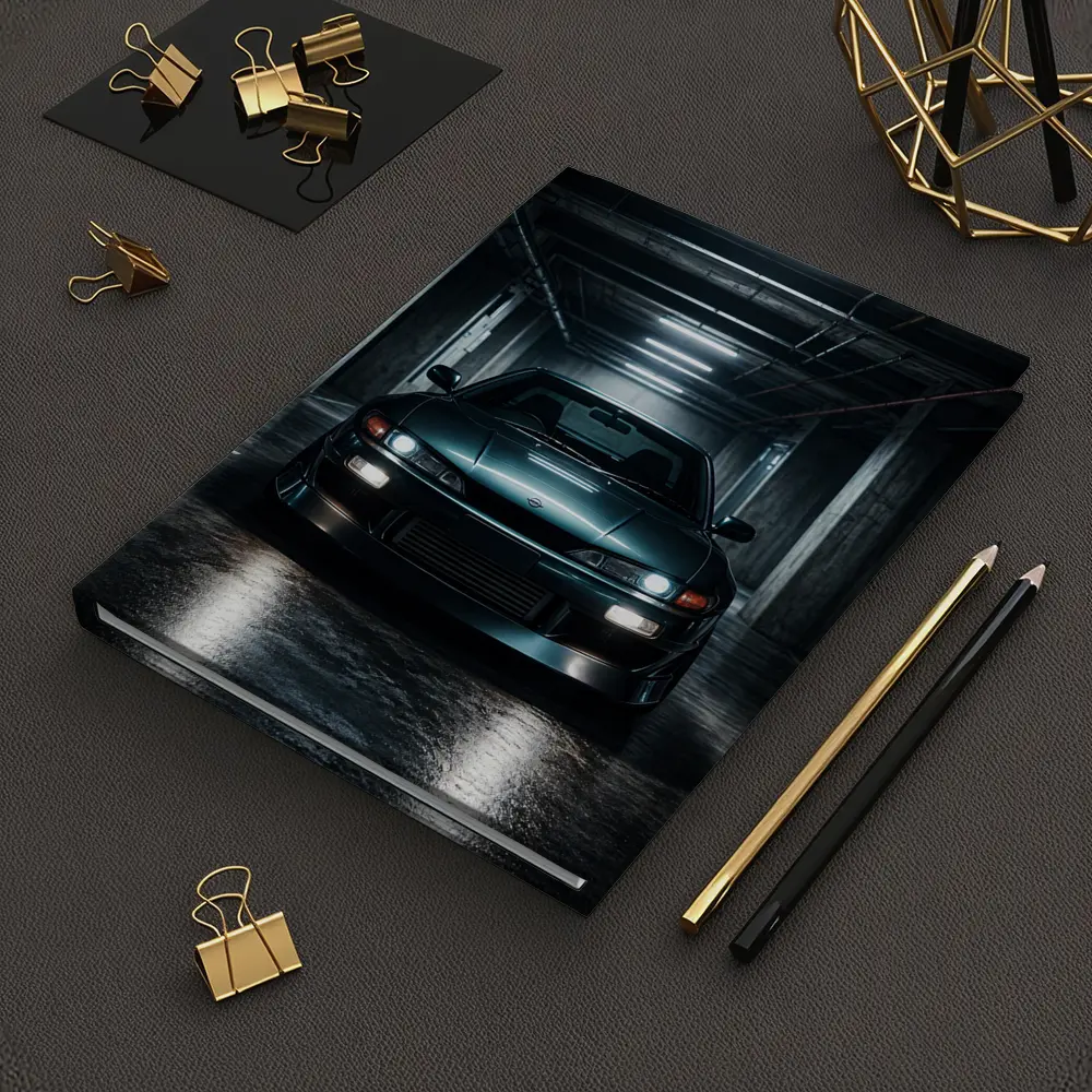 Nissan Silvia Dark Parking Garage Front View – Notebooks