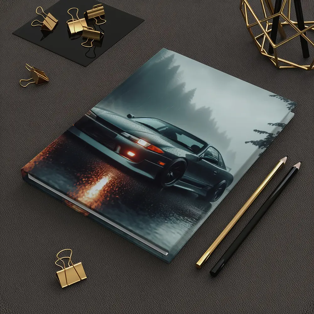 Nissan Silvia S13 Rainy Forest Road – Notebooks