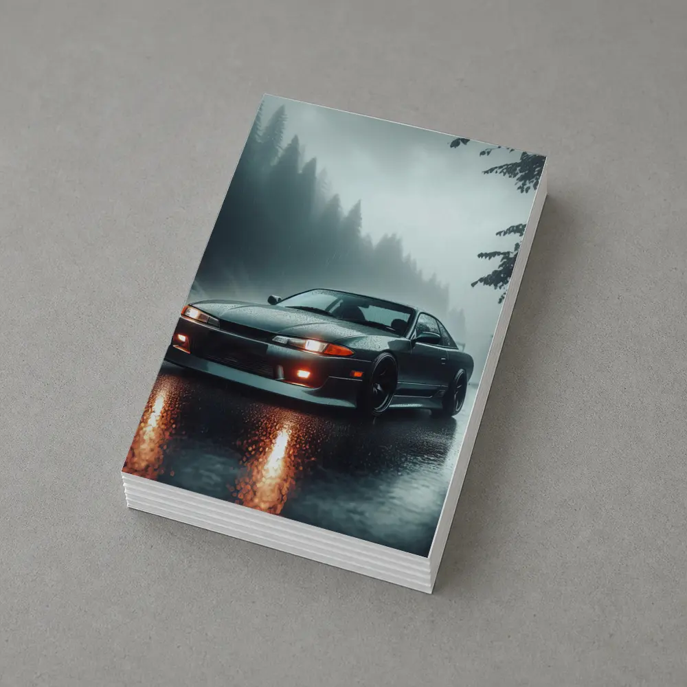 Nissan Silvia S13 Rainy Forest Road – Postcards
