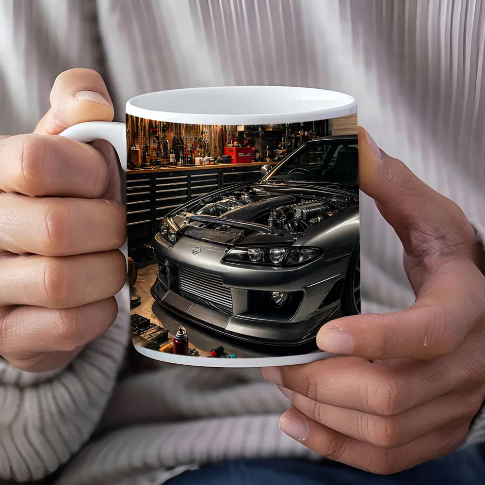 Nissan Silvia S14 Open Hood Garage – Mugs