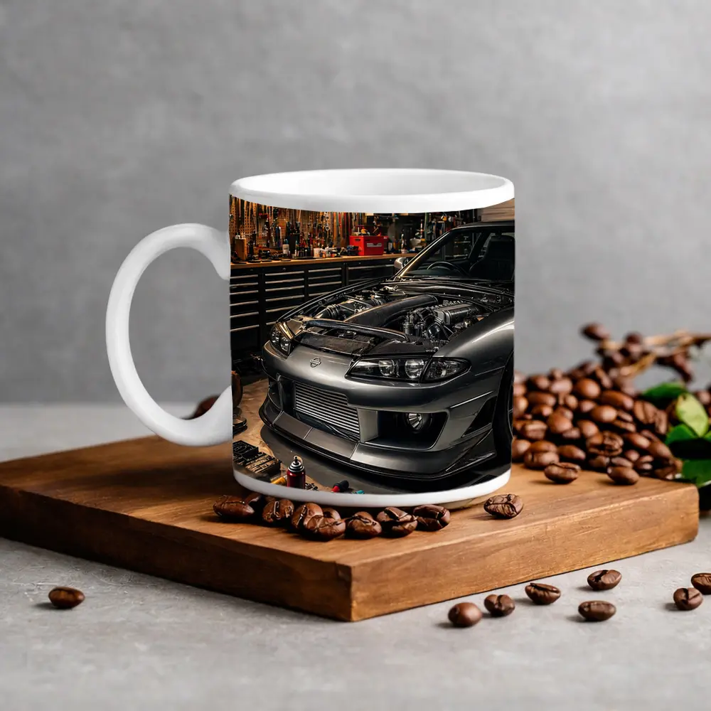 Nissan Silvia S14 Open Hood Garage – Mugs