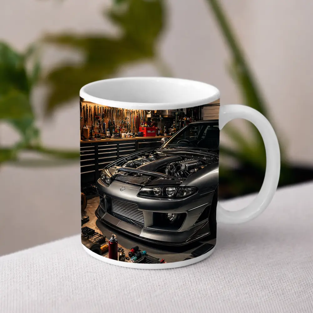 Nissan Silvia S14 Open Hood Garage – Mugs