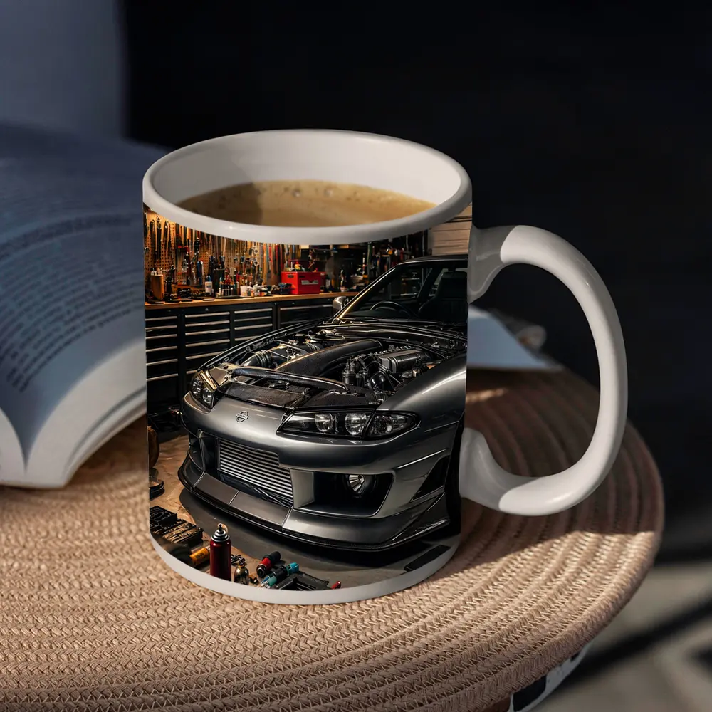 Nissan Silvia S14 Open Hood Garage – Mugs