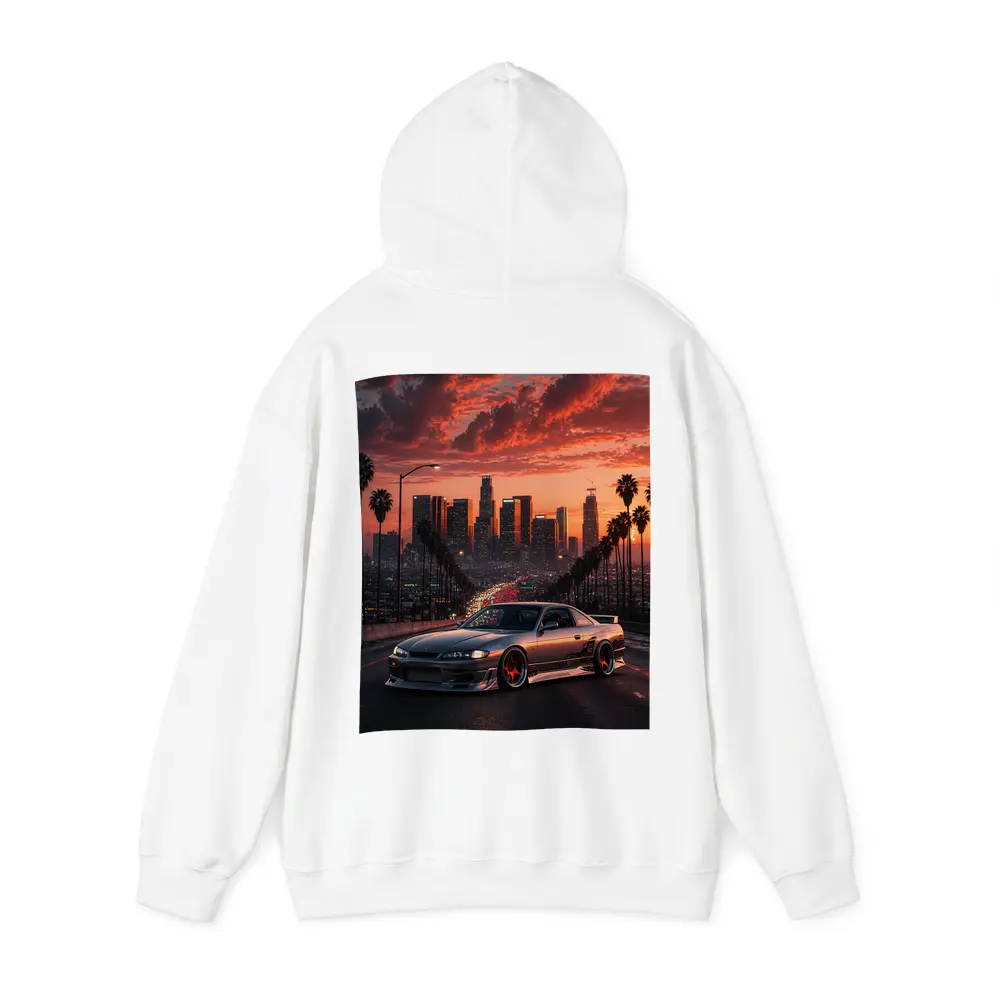 Nissan Silvia S14 Los Angeles Sunset Skyline – Hoodies