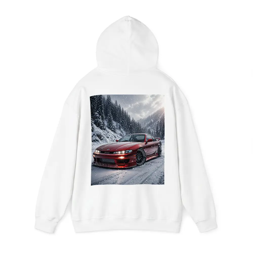 Nissan Silvia S14 Red Snow Forest – Hoodies