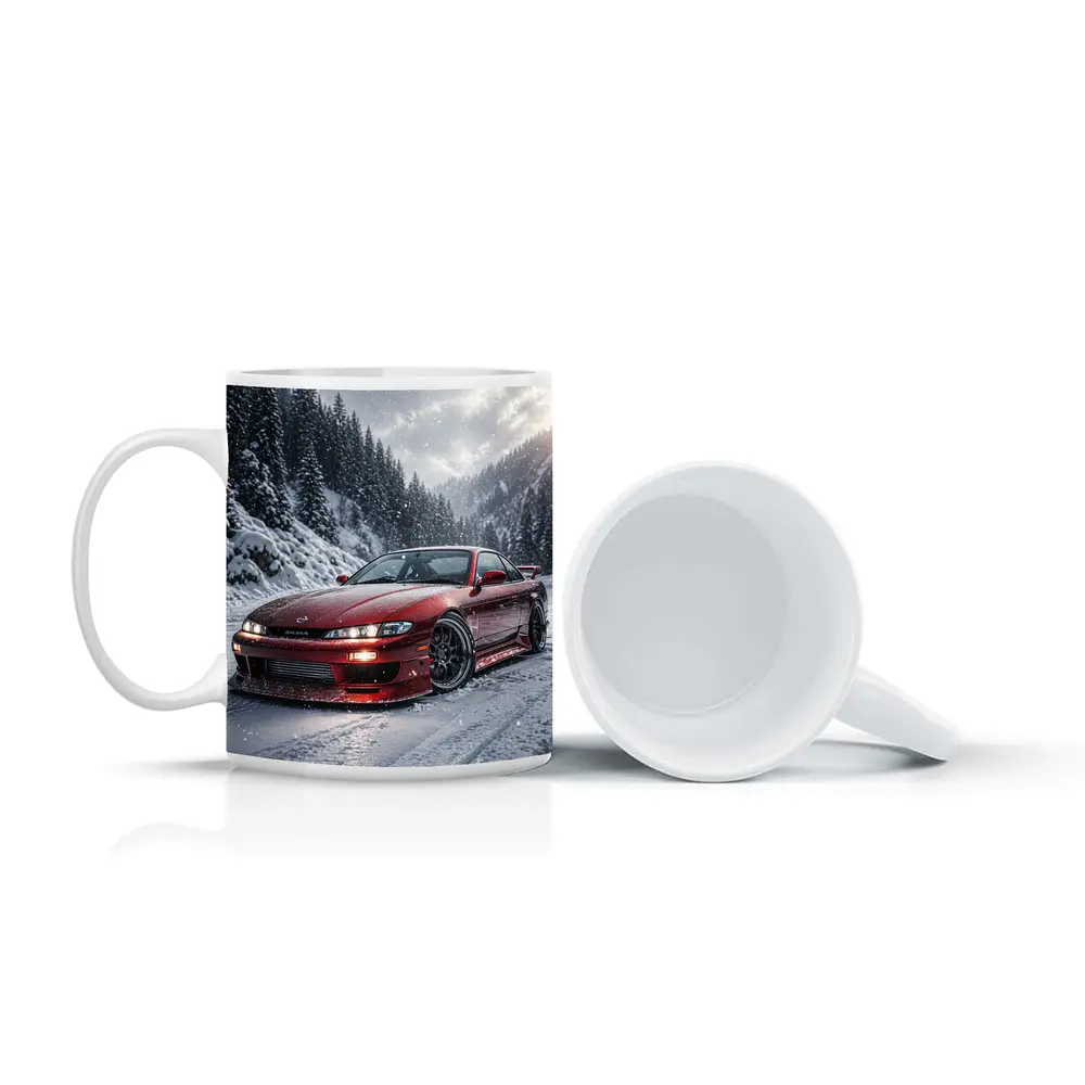Nissan Silvia S14 Red Snow Forest – Mugs