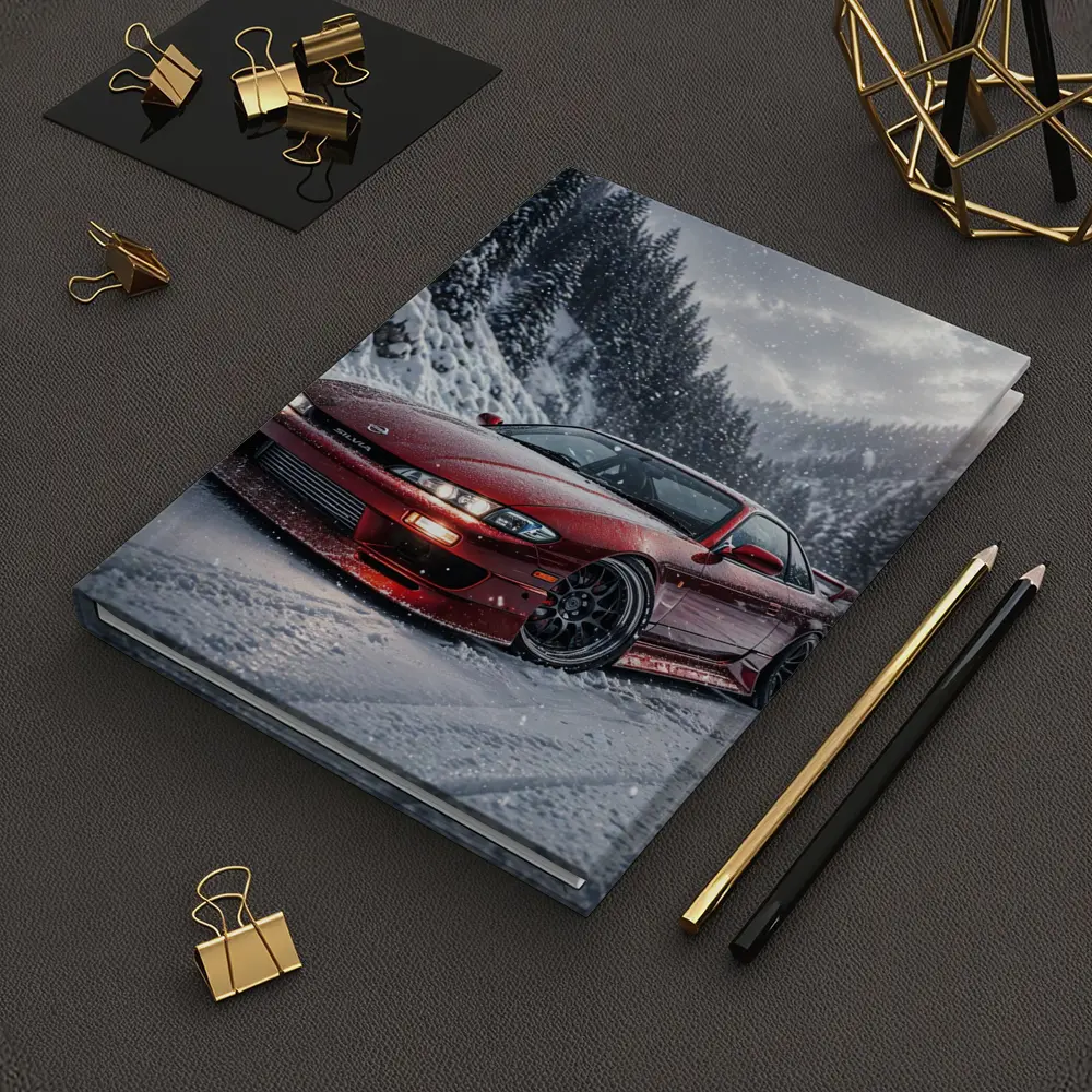 Nissan Silvia S14 Red Snow Forest – Notebooks