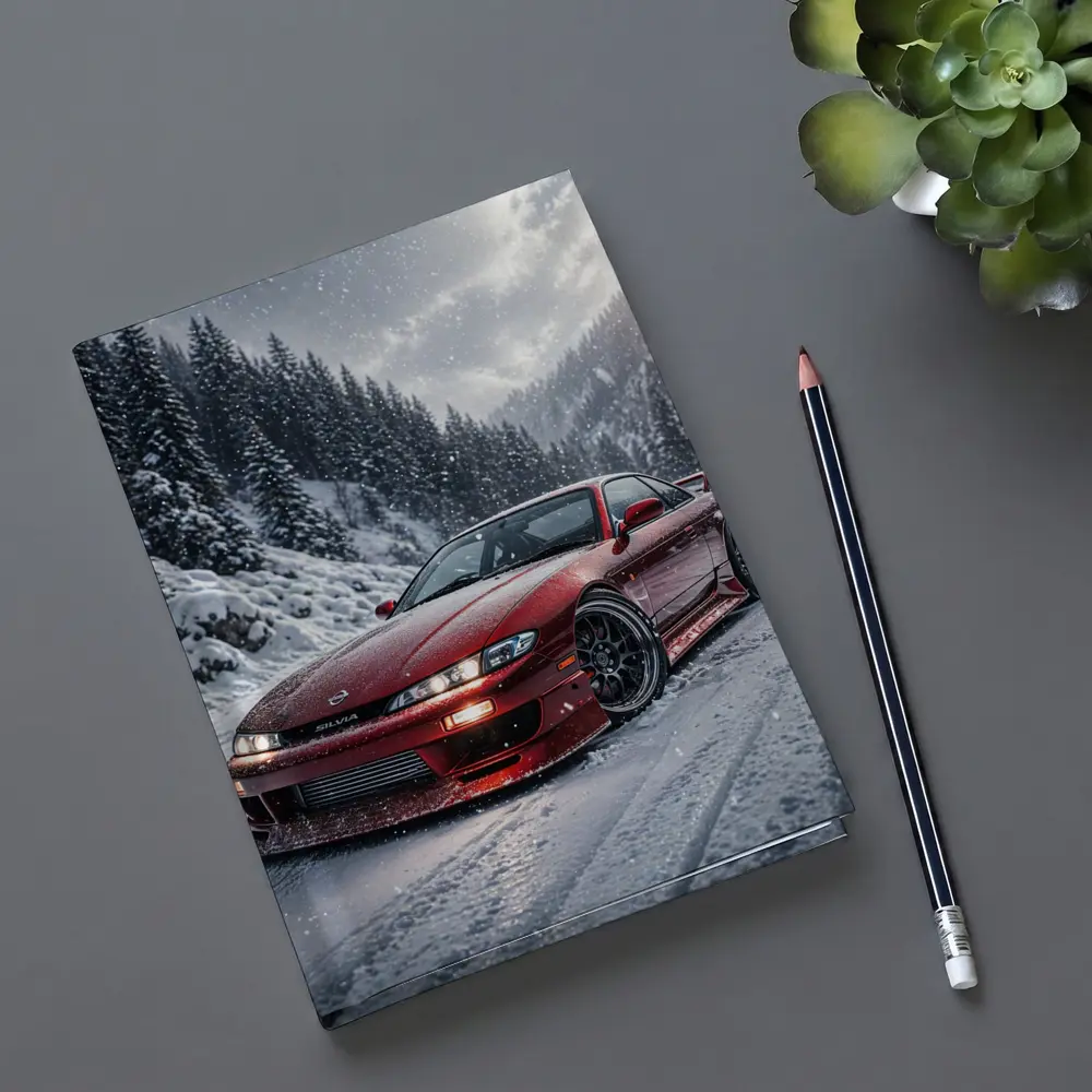 Nissan Silvia S14 Red Snow Forest – Notebooks