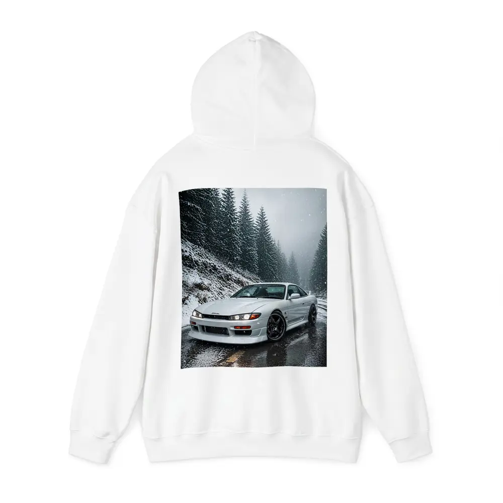 Nissan Silvia S14 Snowy Forest Road – Hoodies