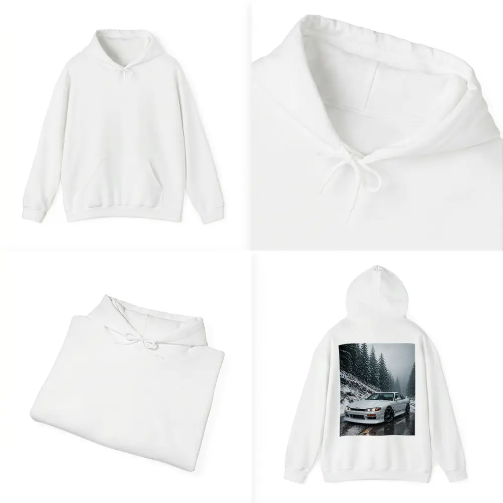 Nissan Silvia S14 Snowy Forest Road – Hoodies