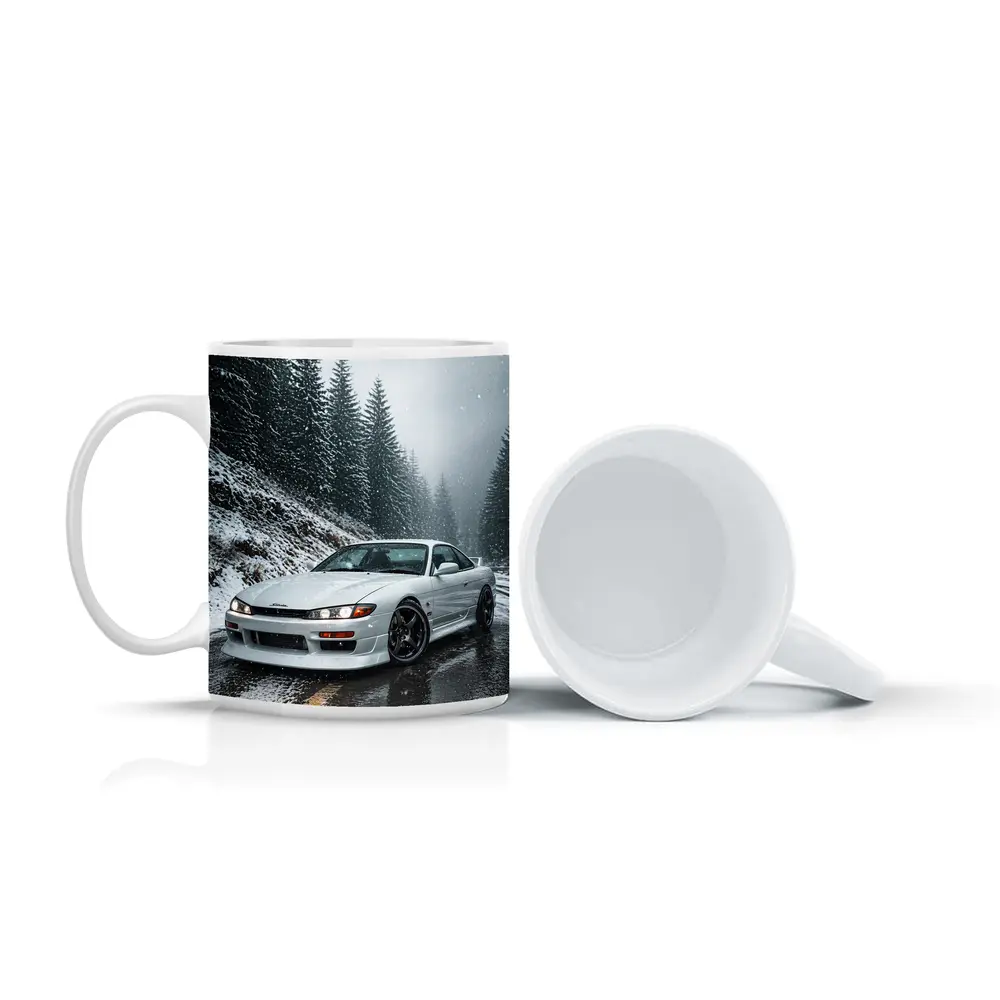 Nissan Silvia S14 Snowy Forest Road – Mugs