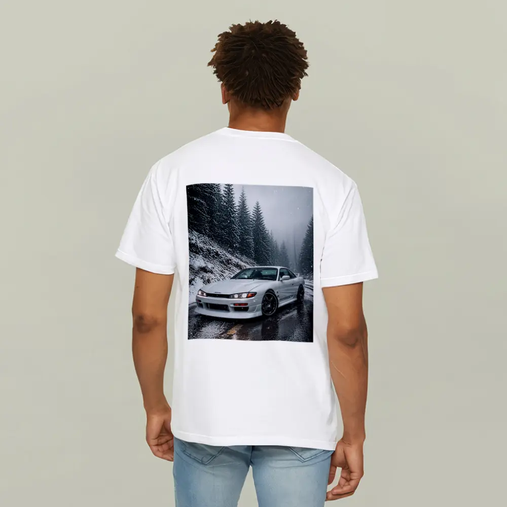 Nissan Silvia S14 Snowy Forest Road – T-Shirts