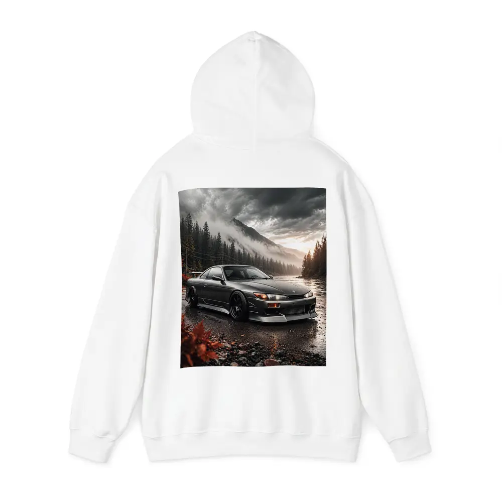 Nissan Silvia S14 Moody Mountain Forest Scene – Hoodies