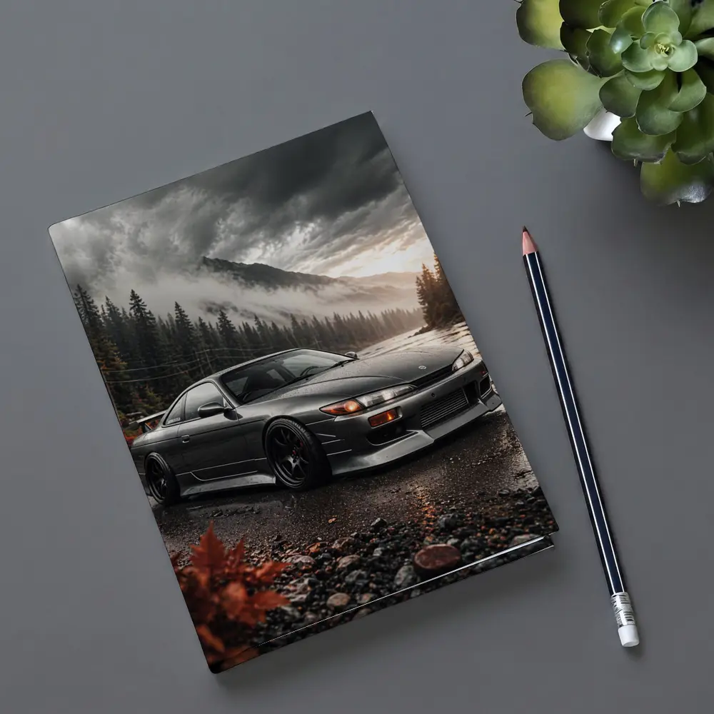 Nissan Silvia S14 Moody Mountain Forest Scene – Notebooks