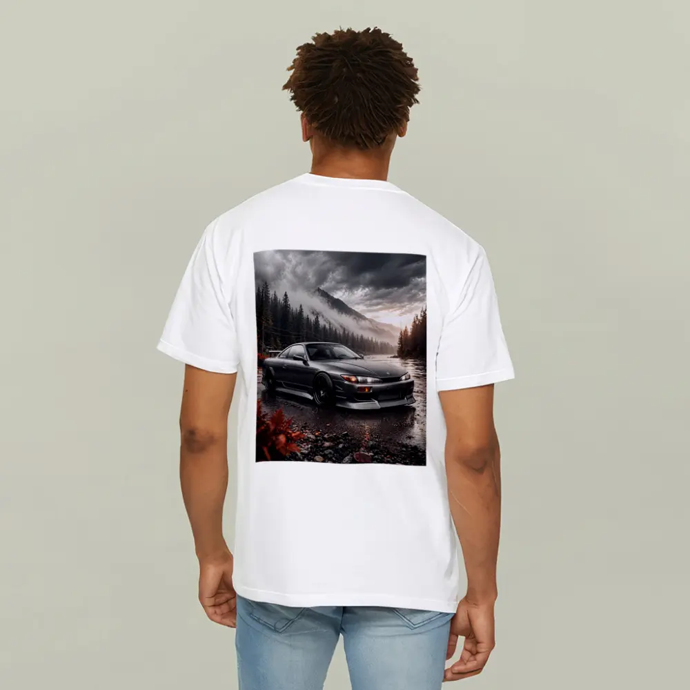 Nissan Silvia S14 Moody Mountain Forest Scene – T-Shirts
