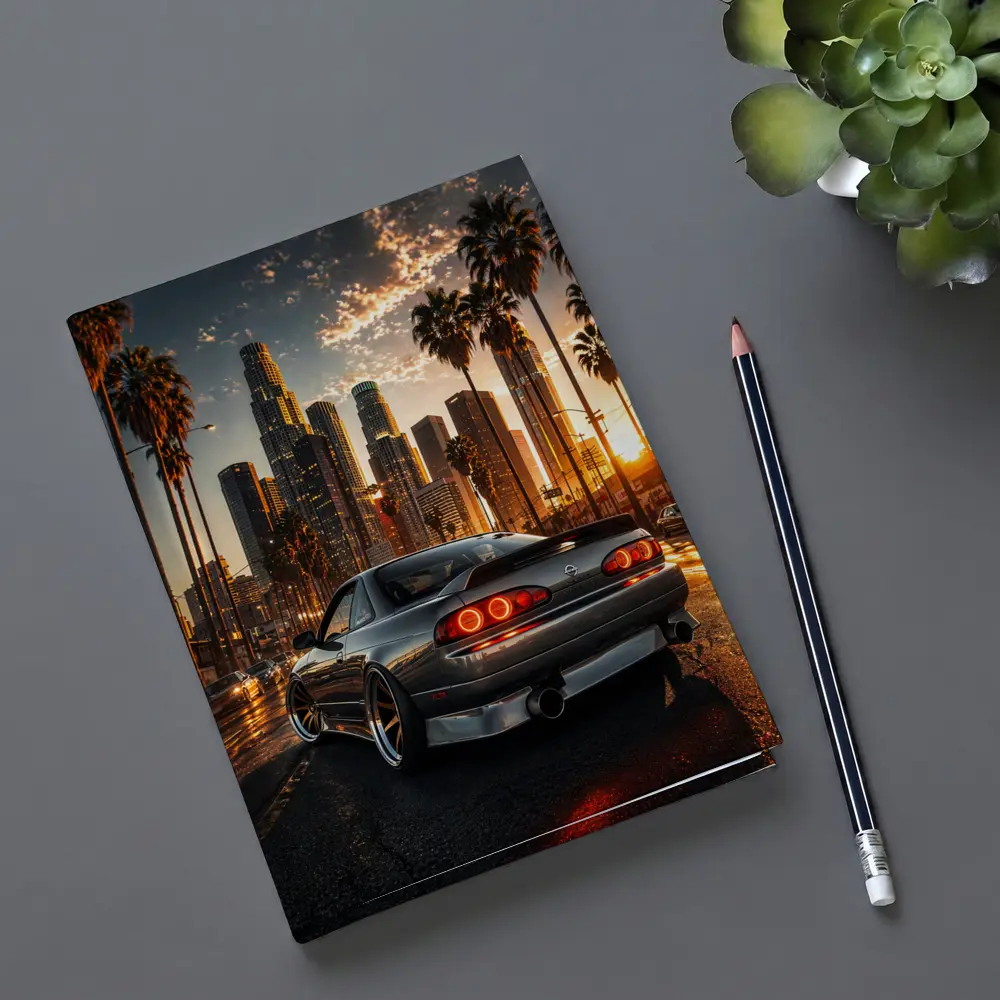 Nissan Silvia S14 Los Angeles City Sunset – Notebooks