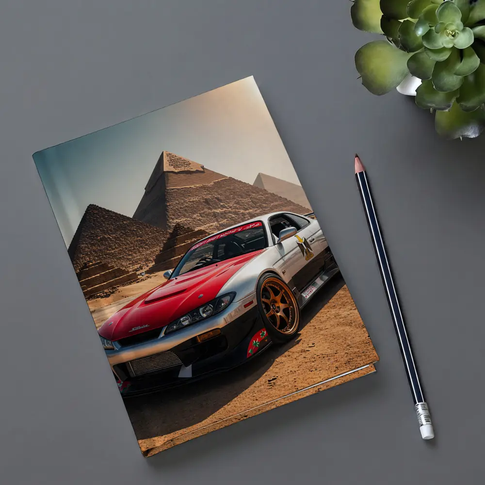 Nissan Silvia S15 Egypt Pyramids Background – Notebooks