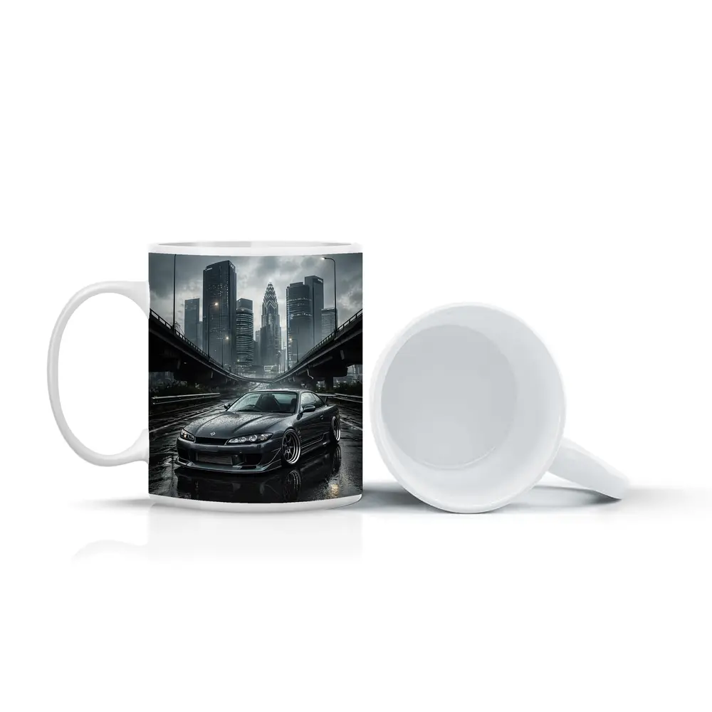 Nissan Silvia S15 Wet City Streets – Mugs