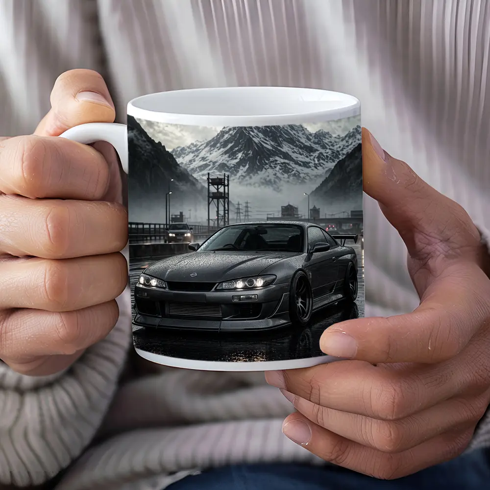 Nissan Silvia S15 Rainy Mountain Road – Mugs