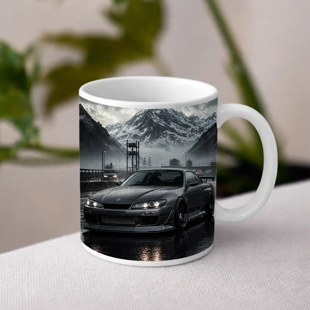 Nissan Silvia S15 Rainy Mountain Road – Mugs