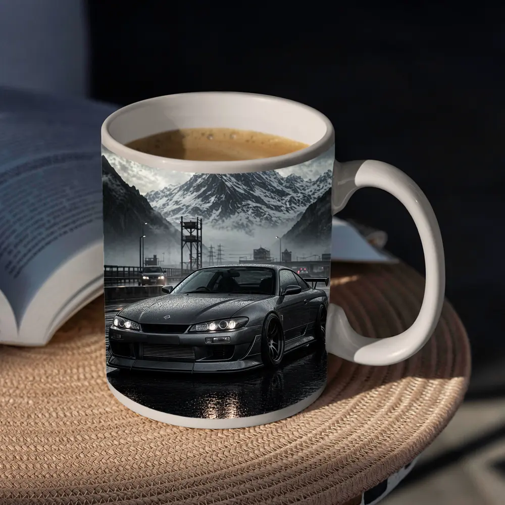 Nissan Silvia S15 Rainy Mountain Road – Mugs