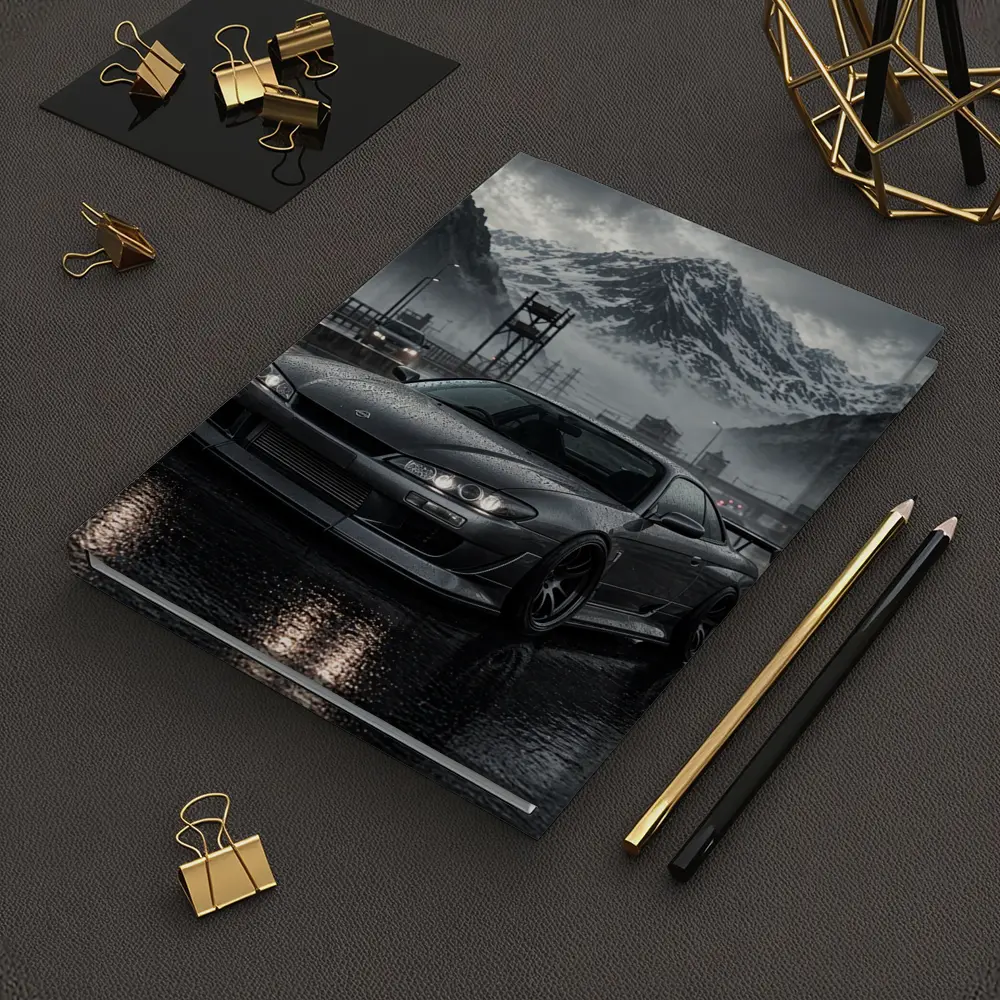 Nissan Silvia S15 Rainy Mountain Road – Notebooks