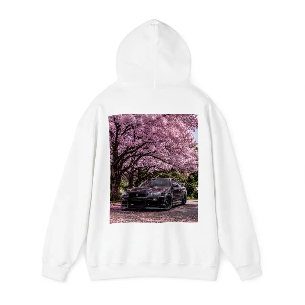Nissan Skyline GT-R R34 Cherry Blossoms – Hoodies