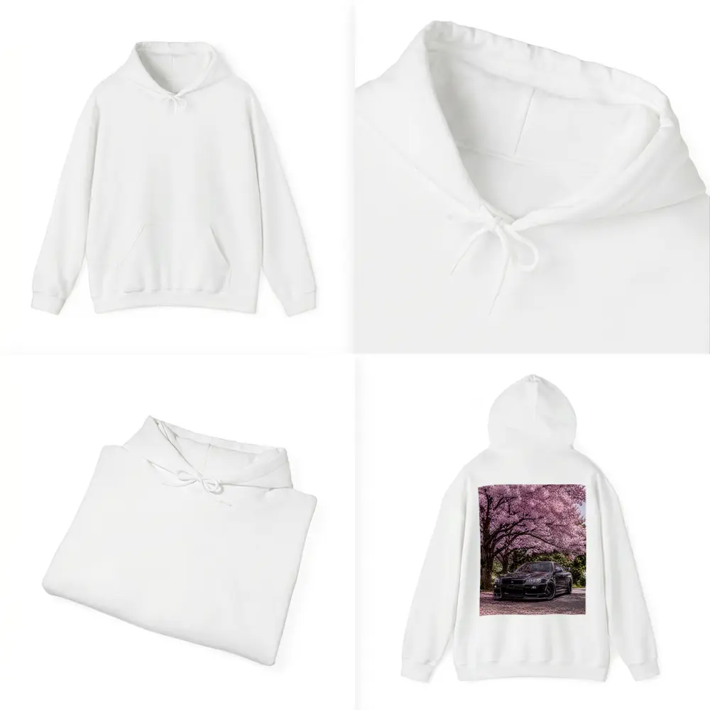 Nissan Skyline GT-R R34 Cherry Blossoms – Hoodies