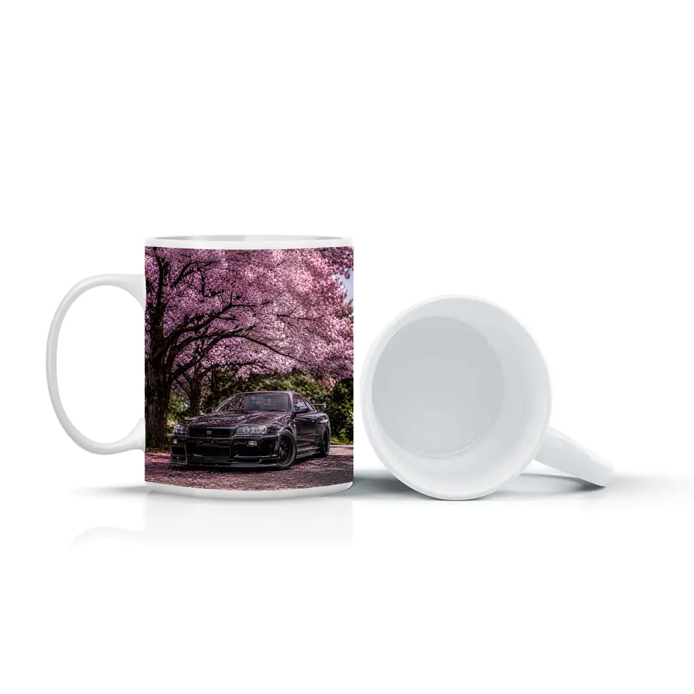 Nissan Skyline GT-R R34 Cherry Blossoms – Mugs