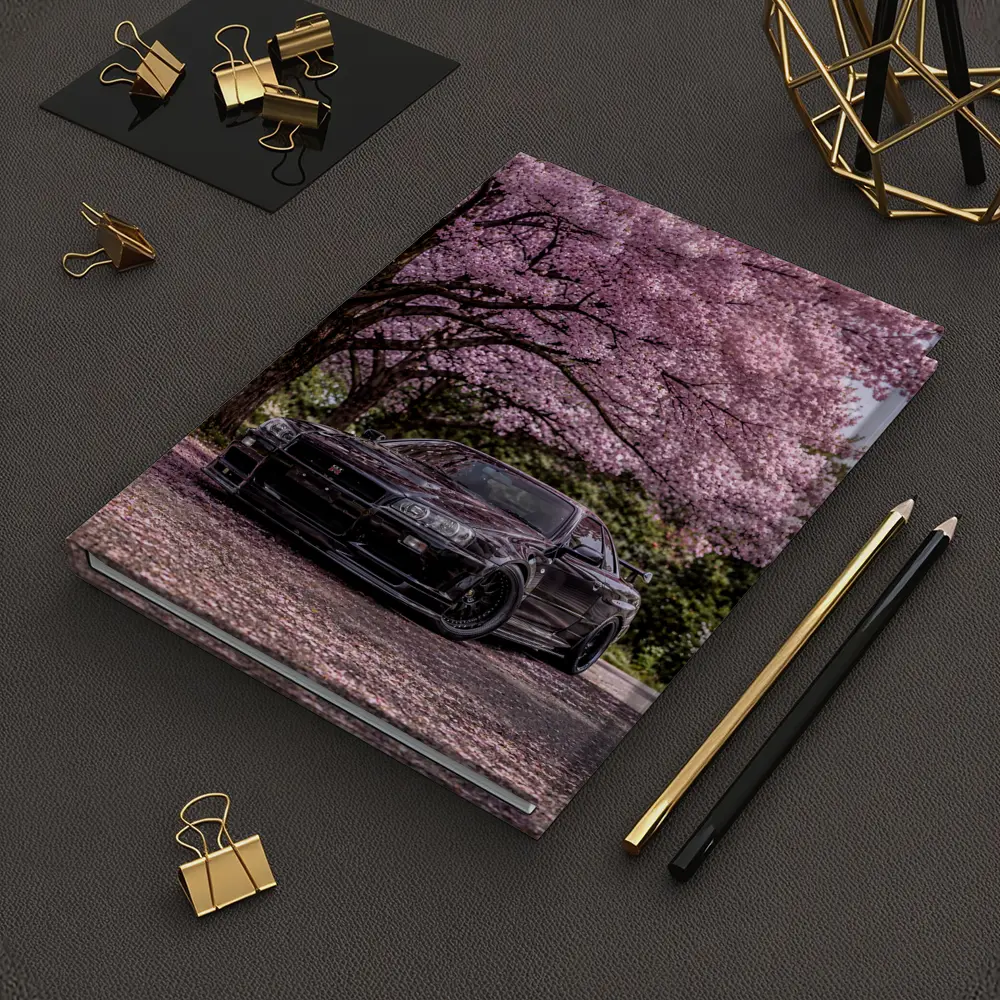Nissan Skyline GT-R R34 Cherry Blossoms – Notebooks