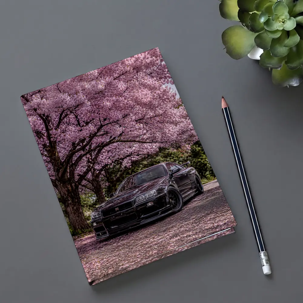 Nissan Skyline GT-R R34 Cherry Blossoms – Notebooks